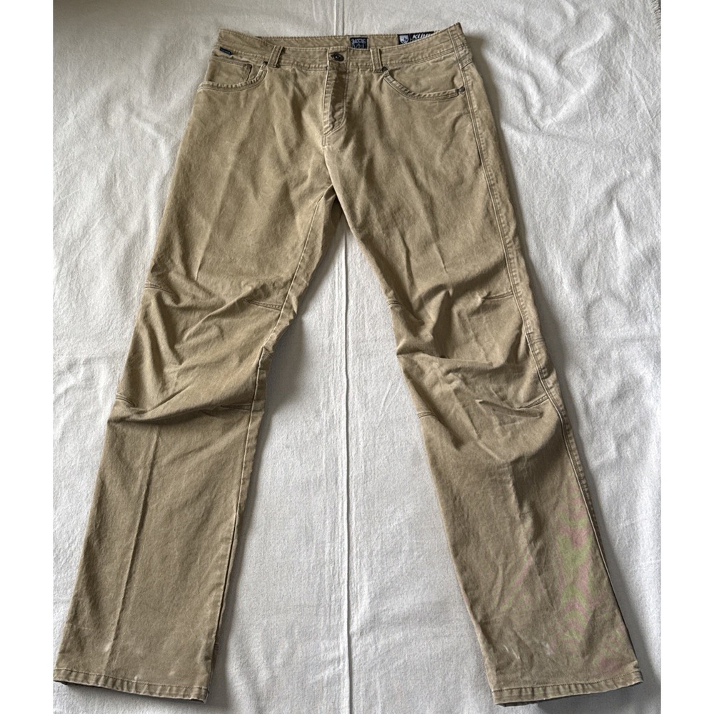 Kuhl Ryder Pants Mens 34x36 Vintage Patina Dye Brown Work Hiking Outdoor
